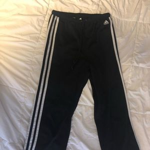 Women straight leg adidas pants cropped